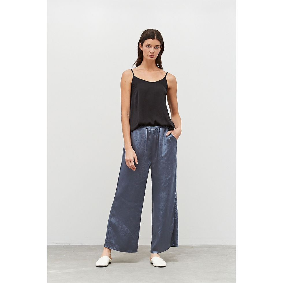 Thumbnail: Satin Raw Edge Pants