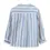 Thumbnail: Mandarin Collar Shirt - Ocean Stripe