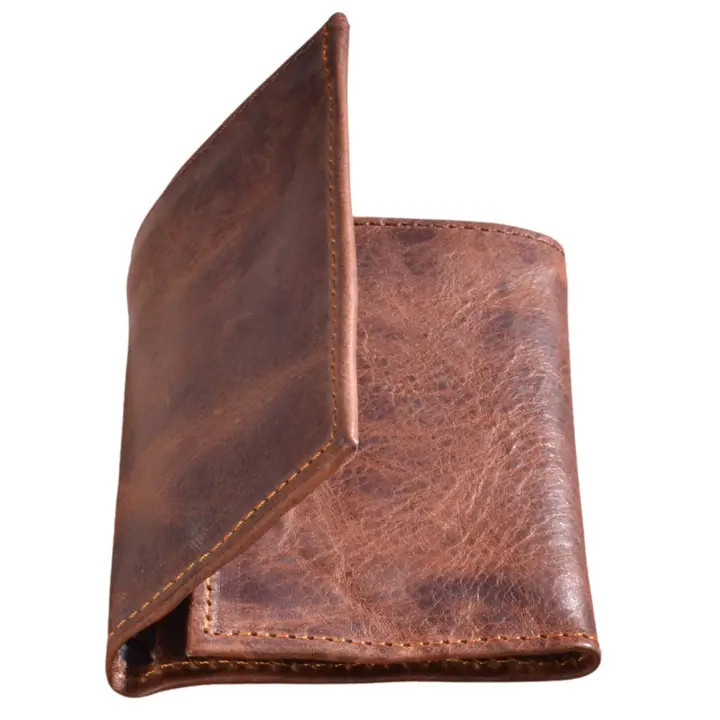 Thumbnail: Handmade Leather Trifold Wallet