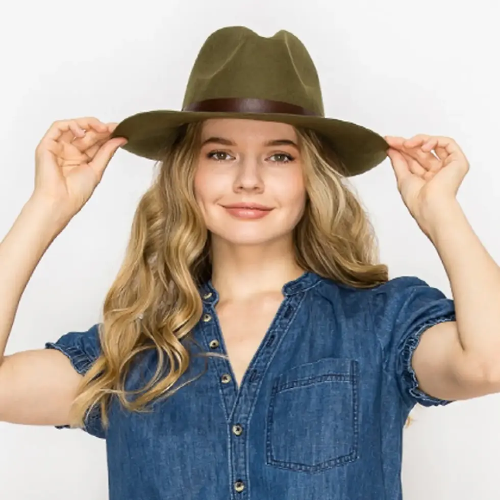 Premium Wool Pencil Brim Hat