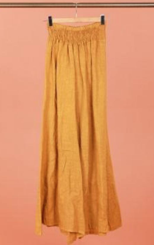 Thumbnail: La maison - Flared Linen Trousers - 66031