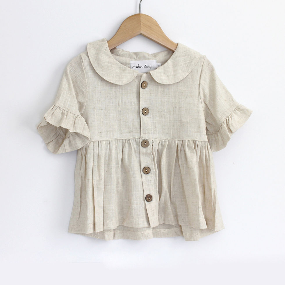 Thumbnail: Ruffle Linen Top