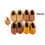 Thumbnail: Starry Knight Leather/Suede Moccs Infant Baby Booties & Toddler Shoes
