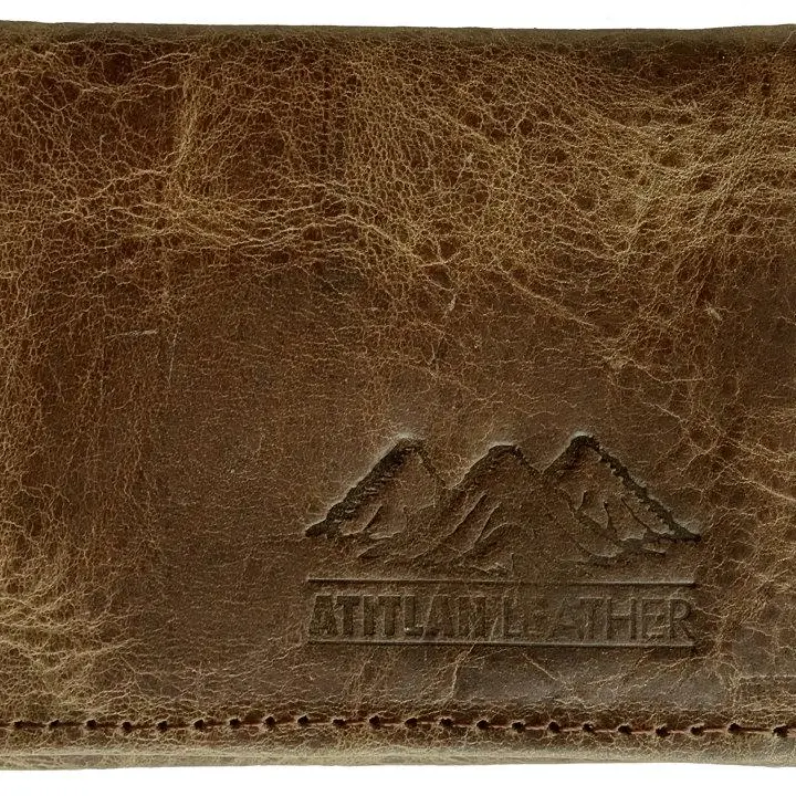 Thumbnail: Handmade Leather Trifold Wallet