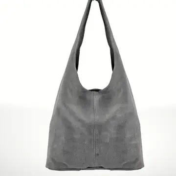 Thumbnail: Italian's leather - Silvia Suede Leather Bag 221032