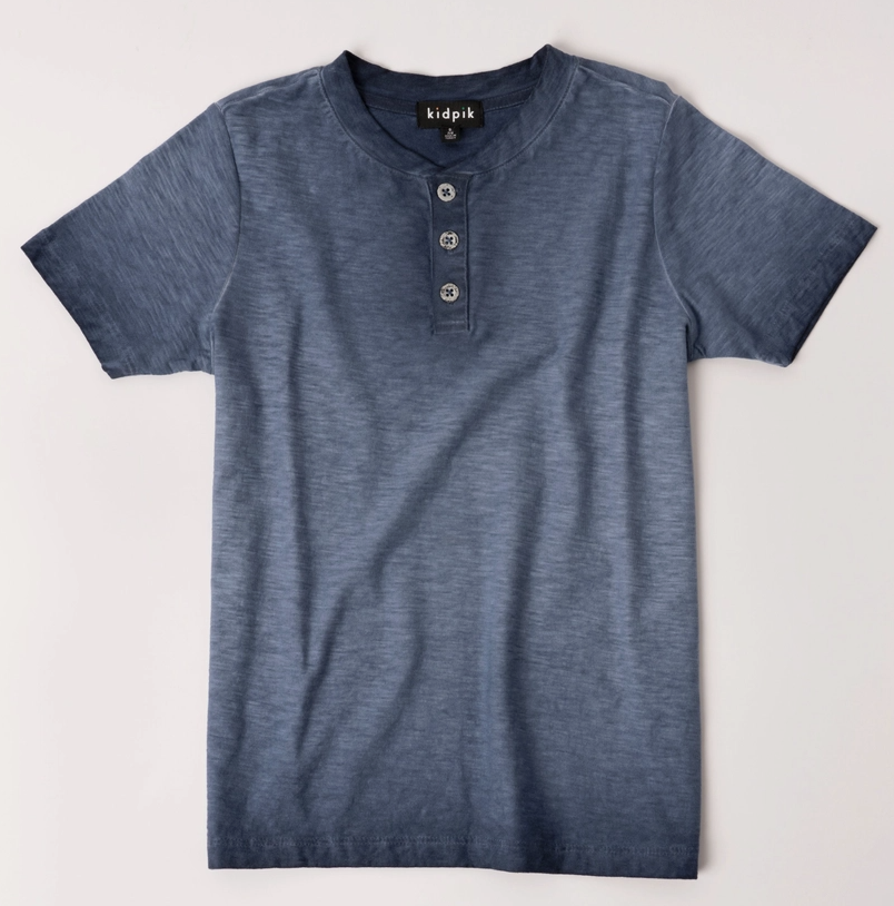 Thumbnail: Kidpik - Saltwater Summer Contrast Stitch Tee