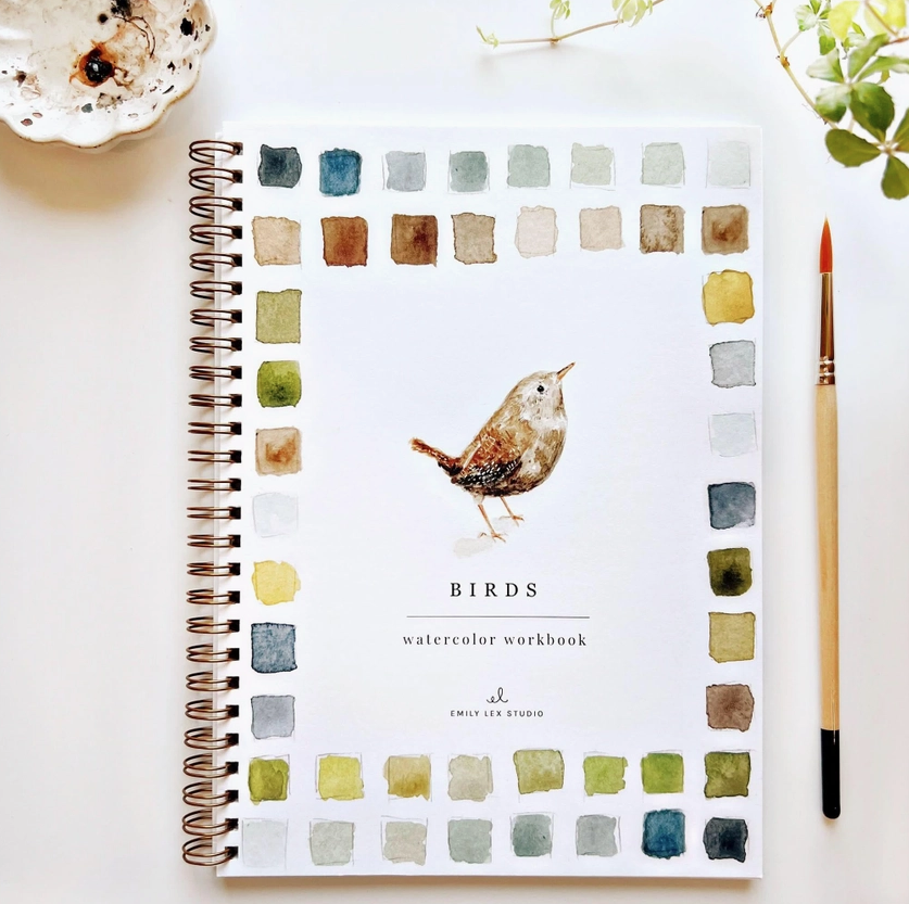 Emily Lex - Birds Watercolor Workbook