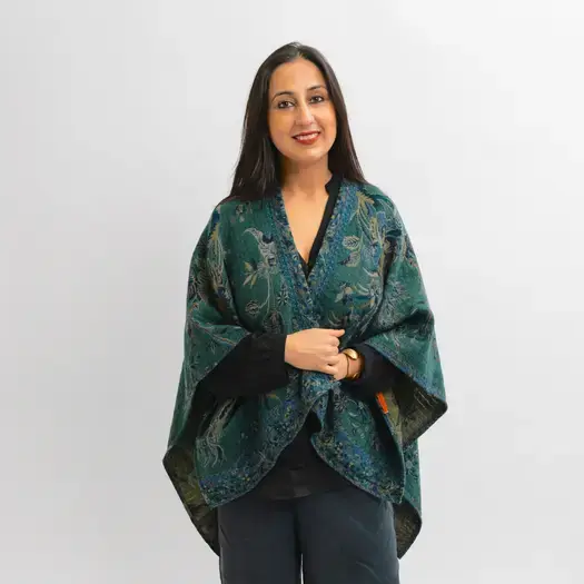 515 Short Merino Wool Cape