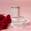 Thumbnail: Rose Vanilla Natural Soy Wax Rose Quartz Crystal Candle