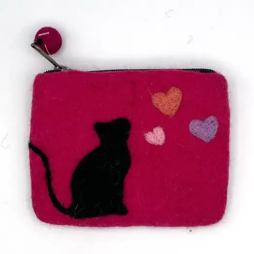 Handmade Felt Coin Purse