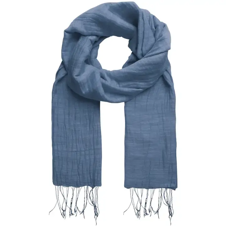 Silk Linen Fair Trade Shawl | Lunar Landscape