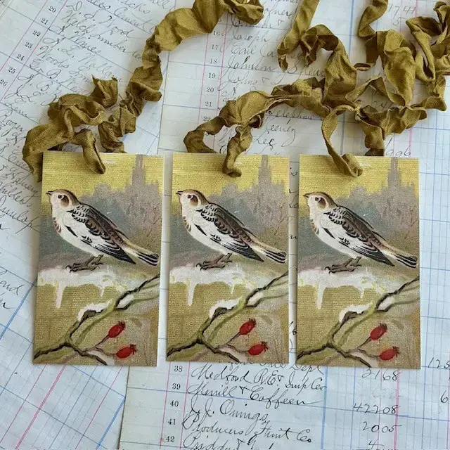 Beautiful Antique Gift Tags