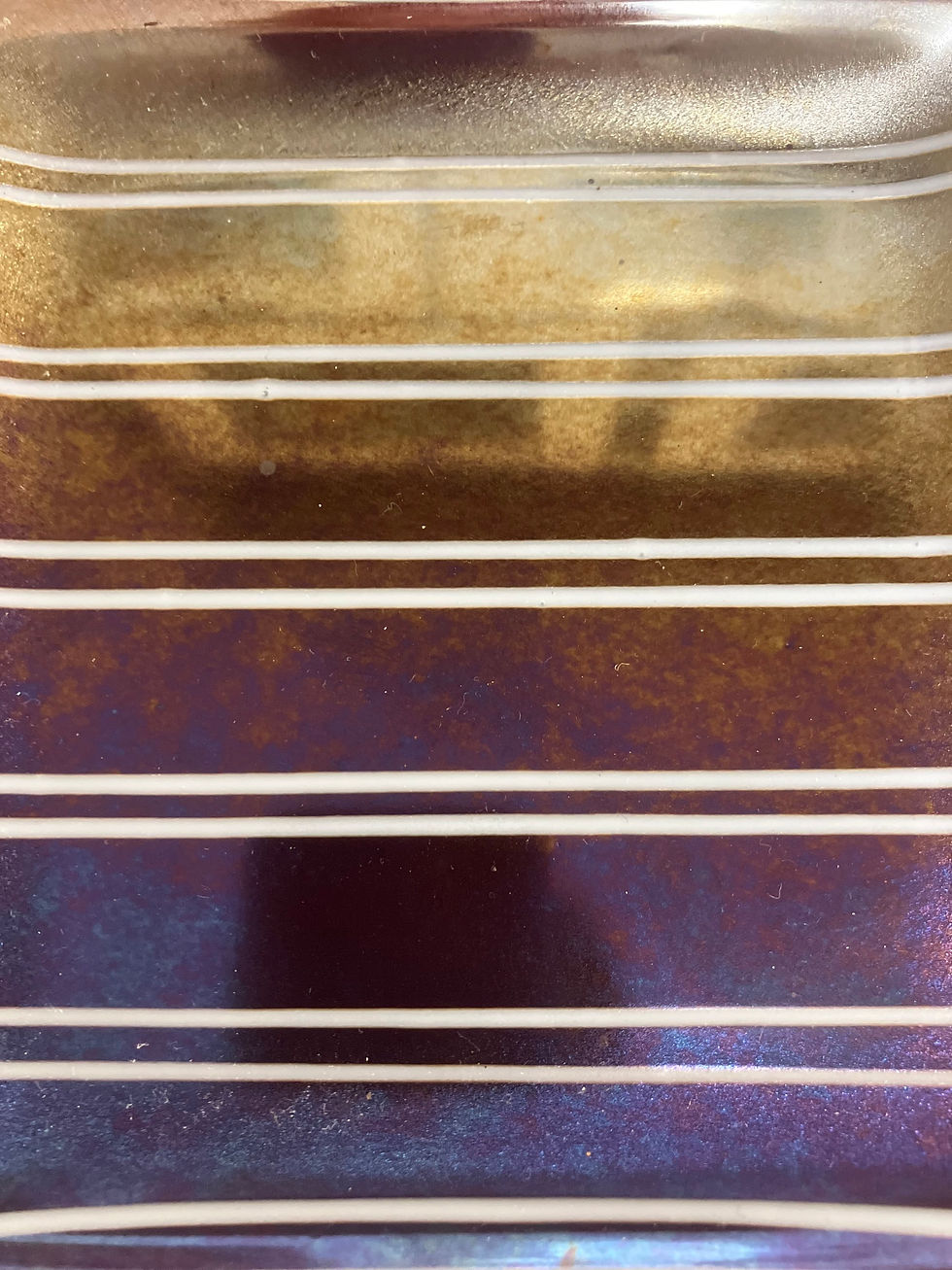 Thumbnail: #3 Cranberry stripe dish