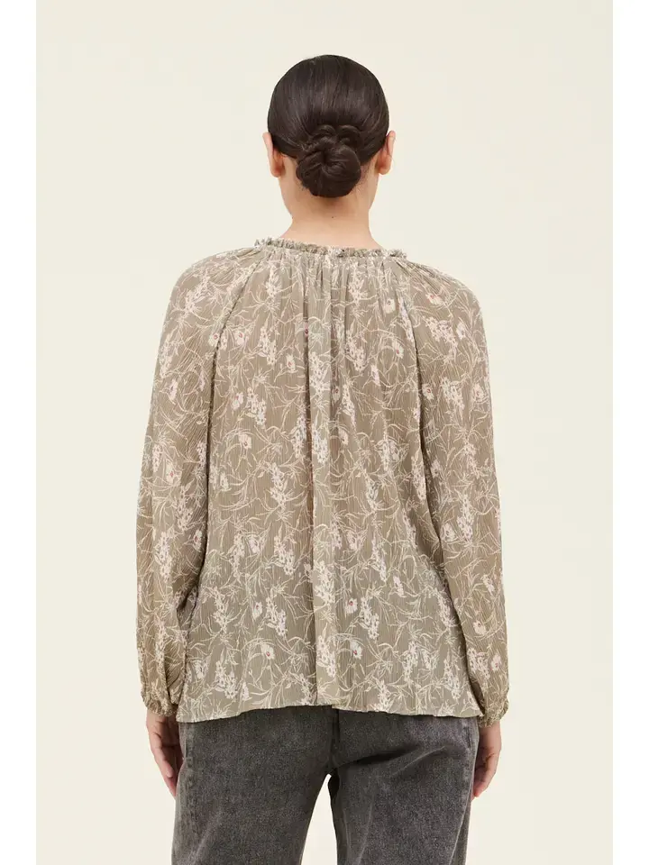 Thumbnail: Grade & Gather - Printed Chiffon Blouse