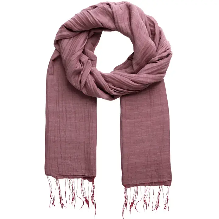 Silk Cotton Fair Trade Shawl | Purple