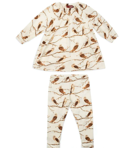 Thumbnail: Milkbarn Dress & Legging Set