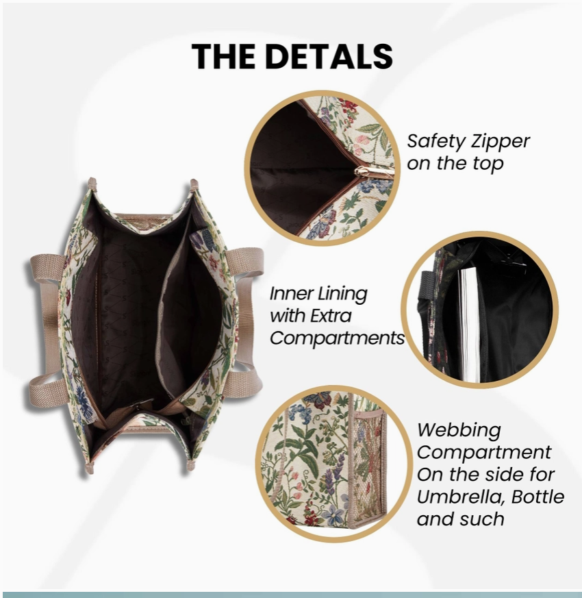 Thumbnail: SignareArt -  Morning Garden Shopper Bag