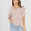 Thumbnail: Contrast Sleeve Linen Top