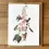 Thumbnail: Columbian Hummingbirds Handmade Card Bat Flower Press