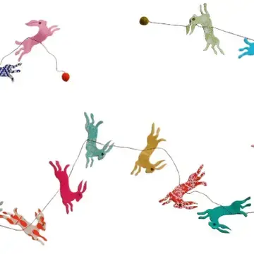 5ft Paper Garland, Rabbit