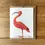 Thumbnail: Scarlet Ibis with An Egg By Handmade Greeting Card Bat Flower Press
