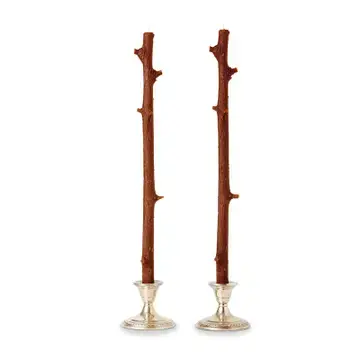Thumbnail: Stick Candles Hemlock / Pair