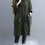 Thumbnail: Loose Hooded Trench Long Coat