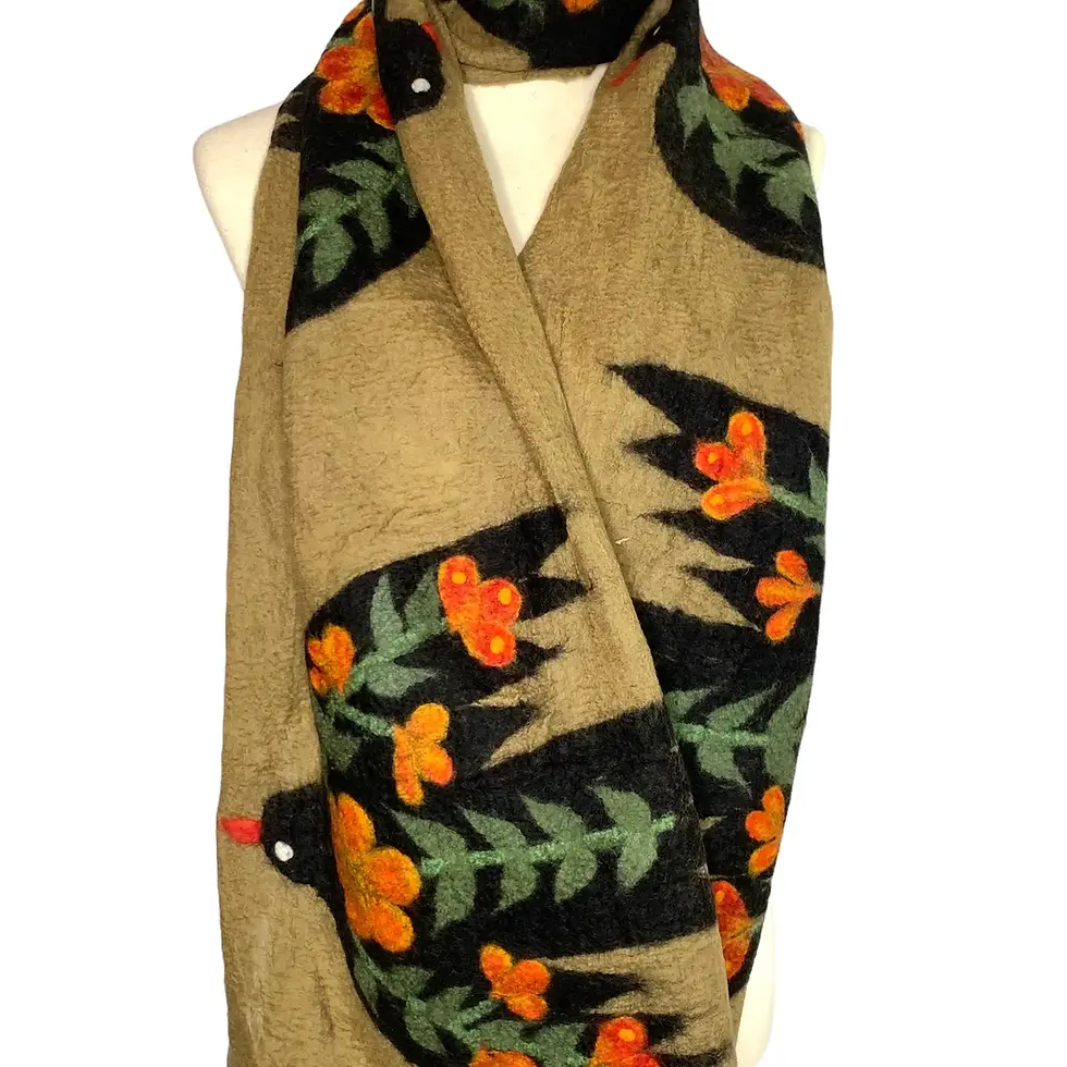Mountain Bird Scarf