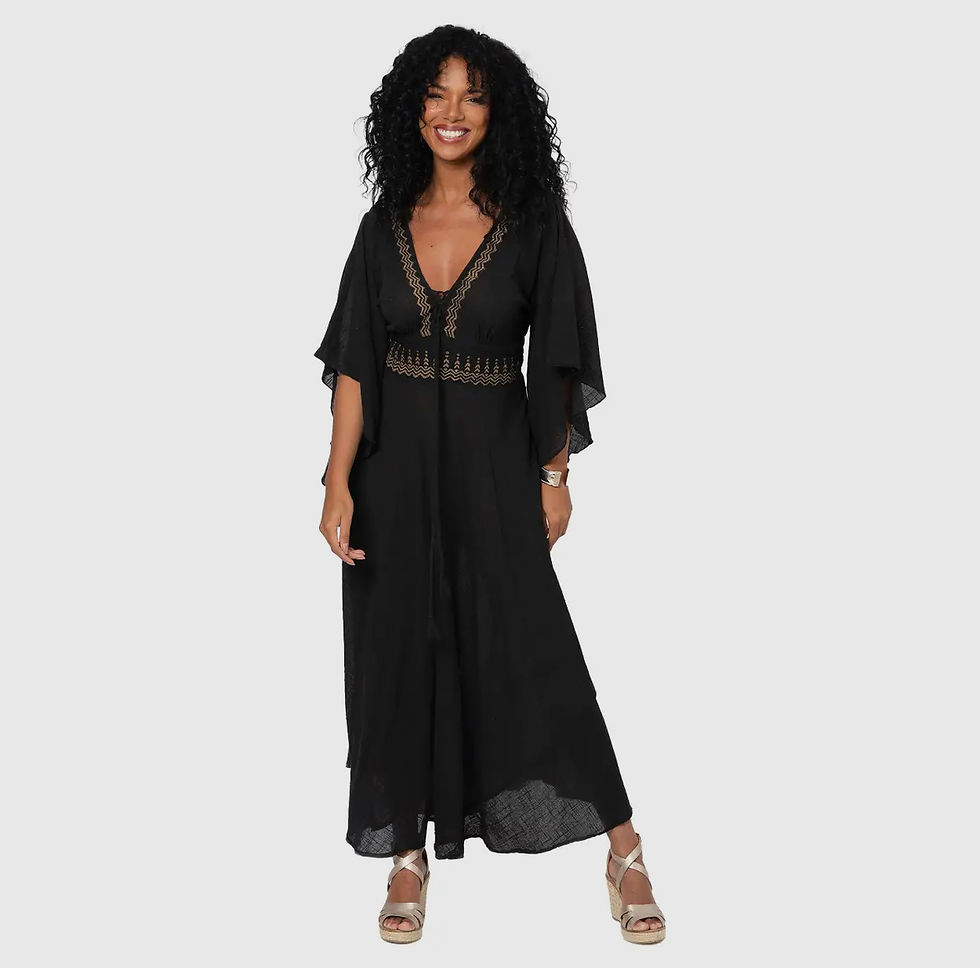 Thumbnail: La mano - Boho Sleeve Summer Dress 