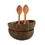 Thumbnail: Premium Sealed Coconut Bowls and Spoons, Set of 2