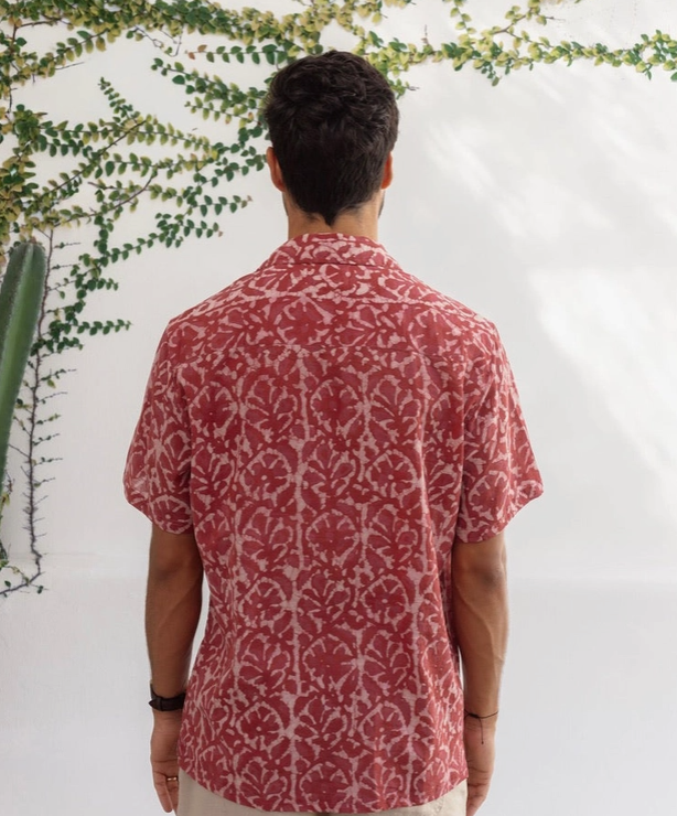 Thumbnail: Guava Lane - Mens Short Sleeve Button Down - 6V112