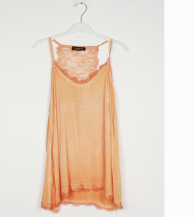 Thumbnail: LÉA & LU - Lace Back Tank Top - 6289