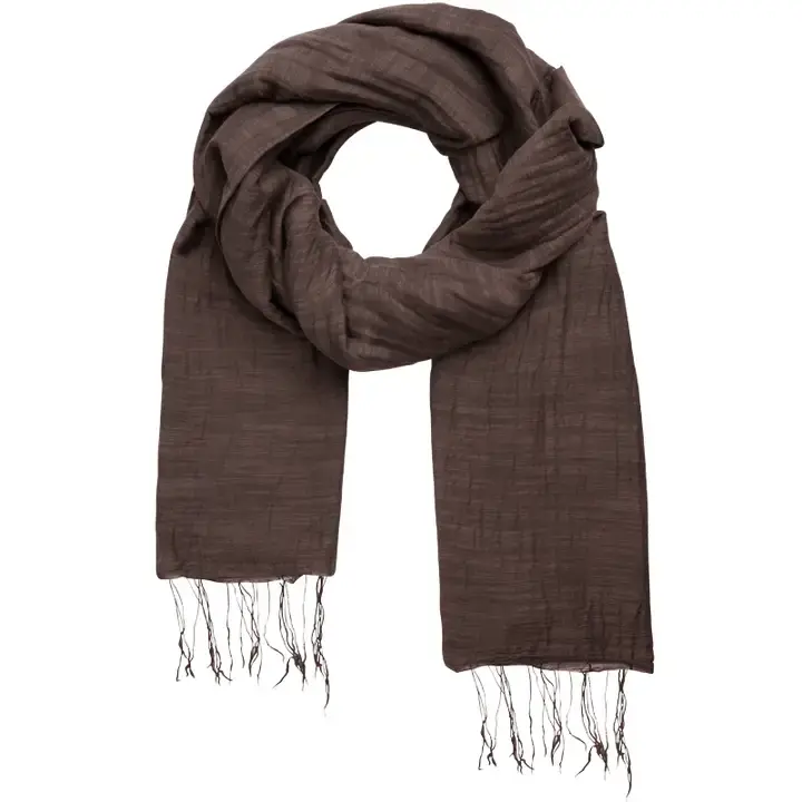 Silk Cotton Fair Trade Shawl | Aubergie