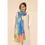 Thumbnail: Printed Hummingbird Scarf - Denim