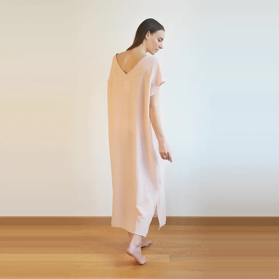 Thumbnail: loom.ist - Sile V Neck Caftan Dress