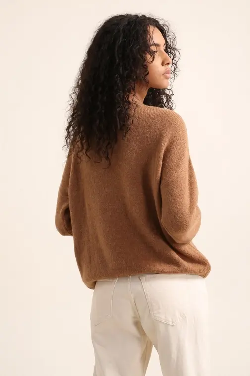 Thumbnail: Alpaca Long Sleeve Sweater 8004