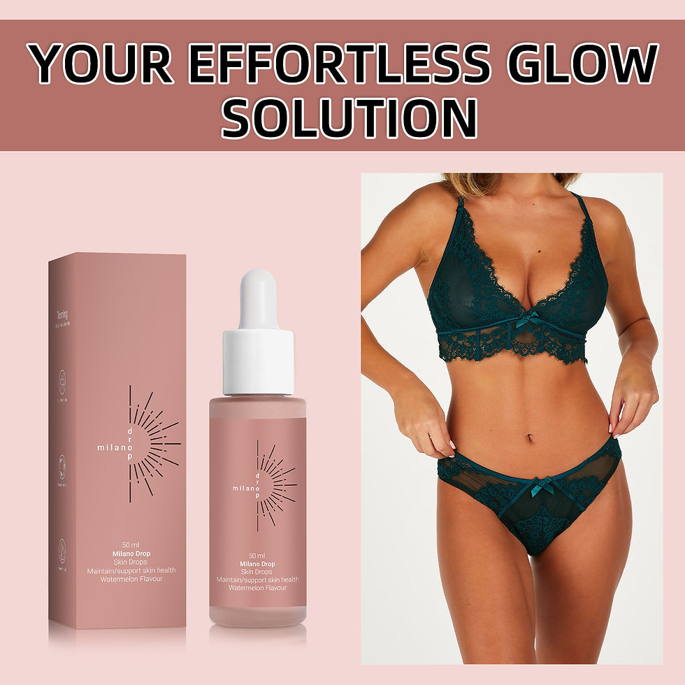 Thumbnail: Milano Dark Drops Tanning Serum - Watermelon Flavour (50ml)