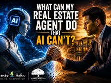 Image of AI and Agent in a power struggle.