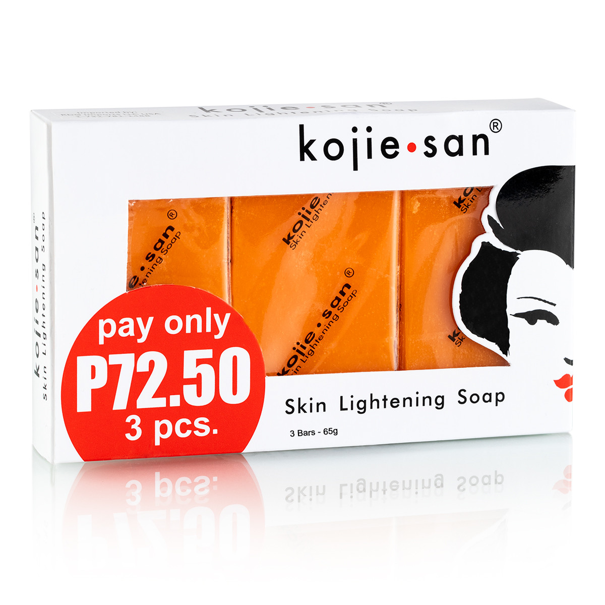 Kojie San Skin Lightening Soap (3 pcs) - 65 grams