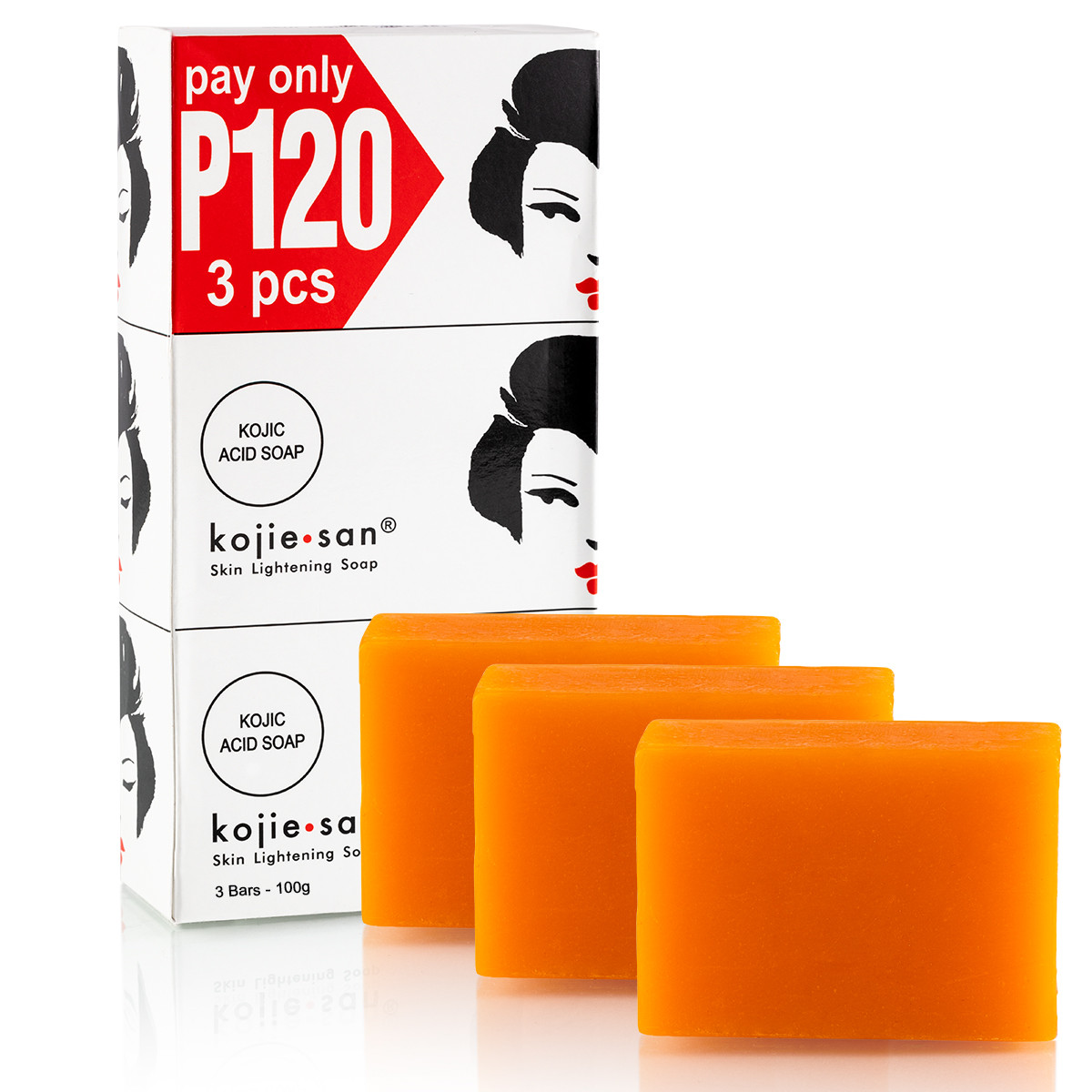 Kojie San Skin Lightening Soap (3 pcs) - 100 grams