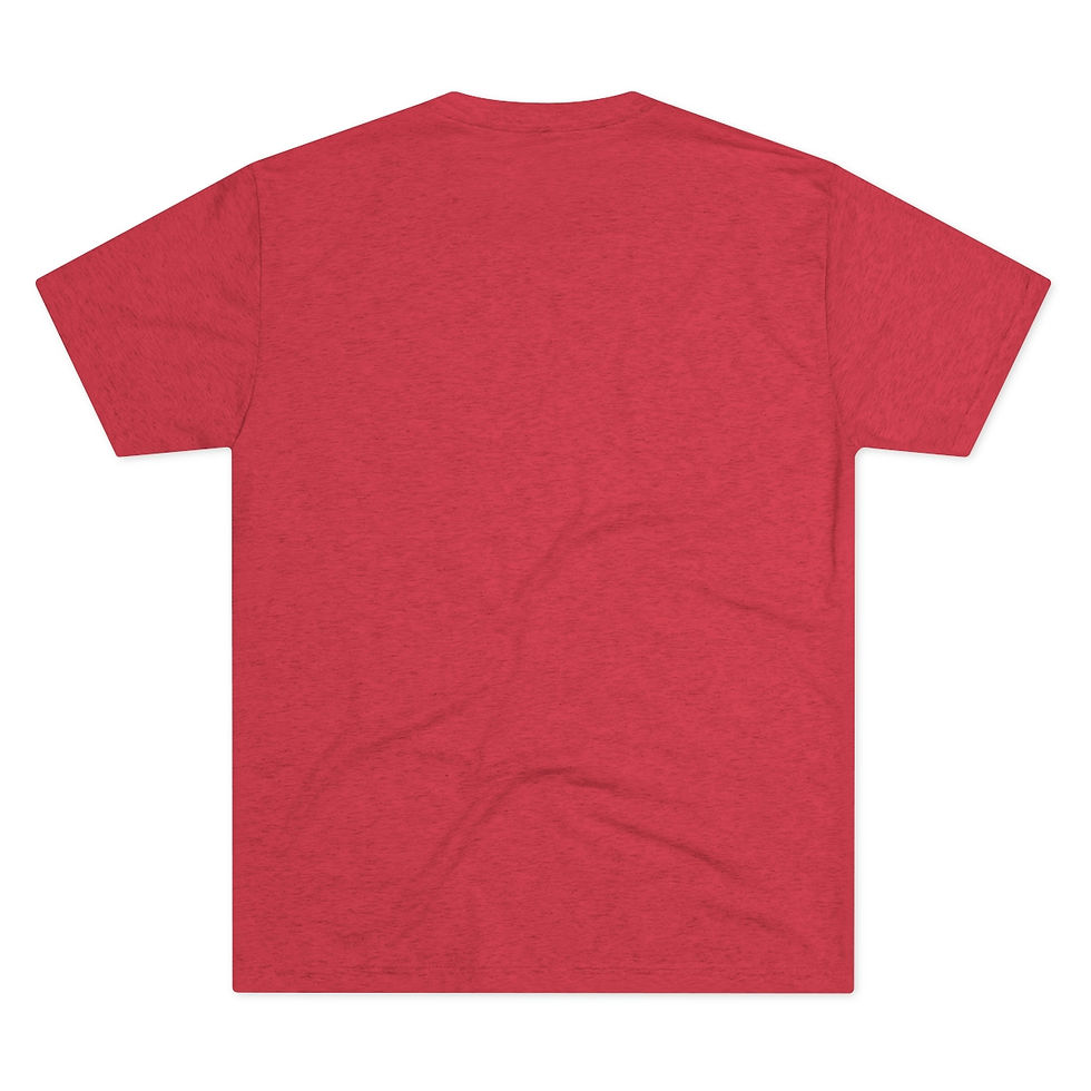 Thumbnail: HTC Stamp Navy Anchor Unisex Tri-Blend Crew Tee