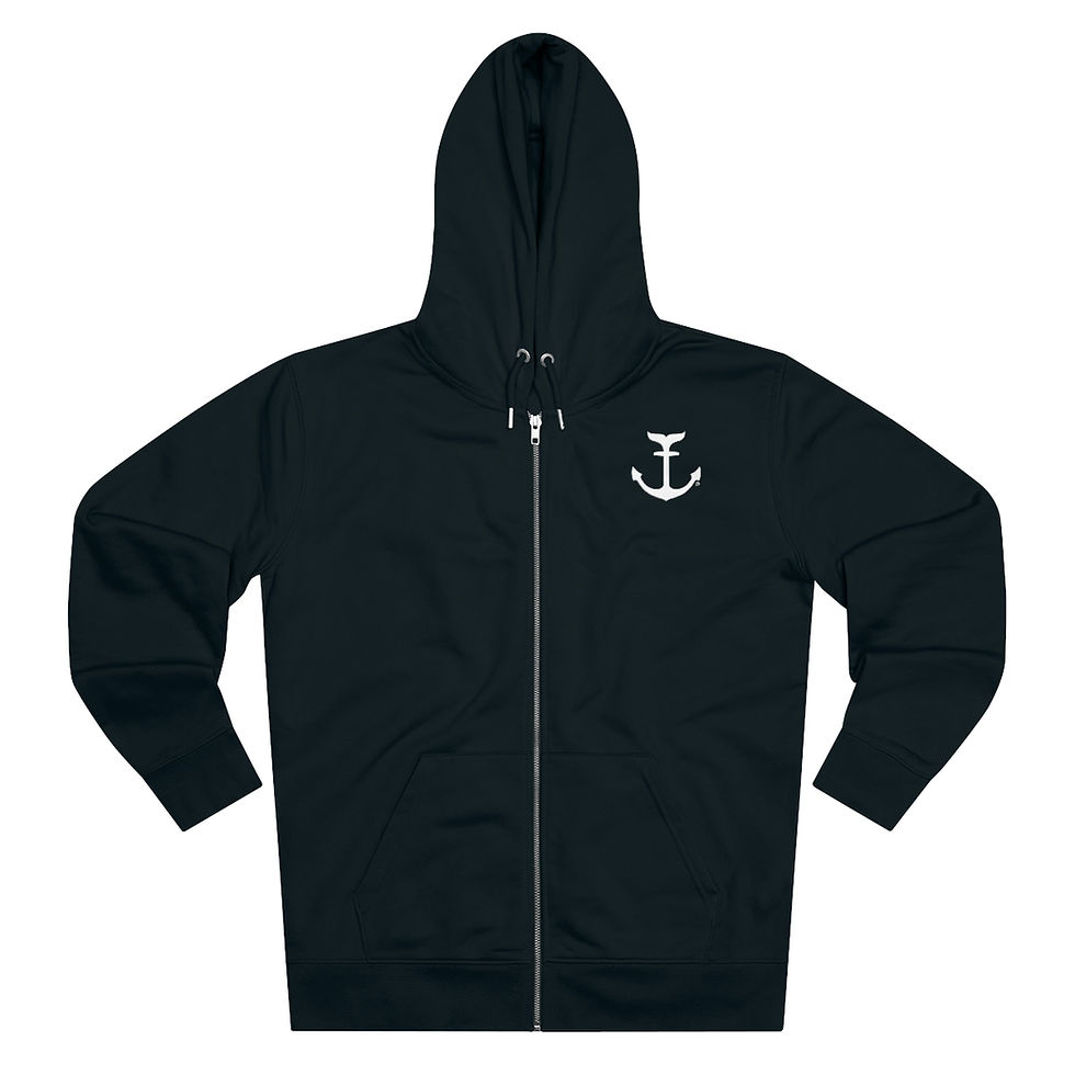 Thumbnail: White Anchor Men's Cultivator Zip Hoodie
