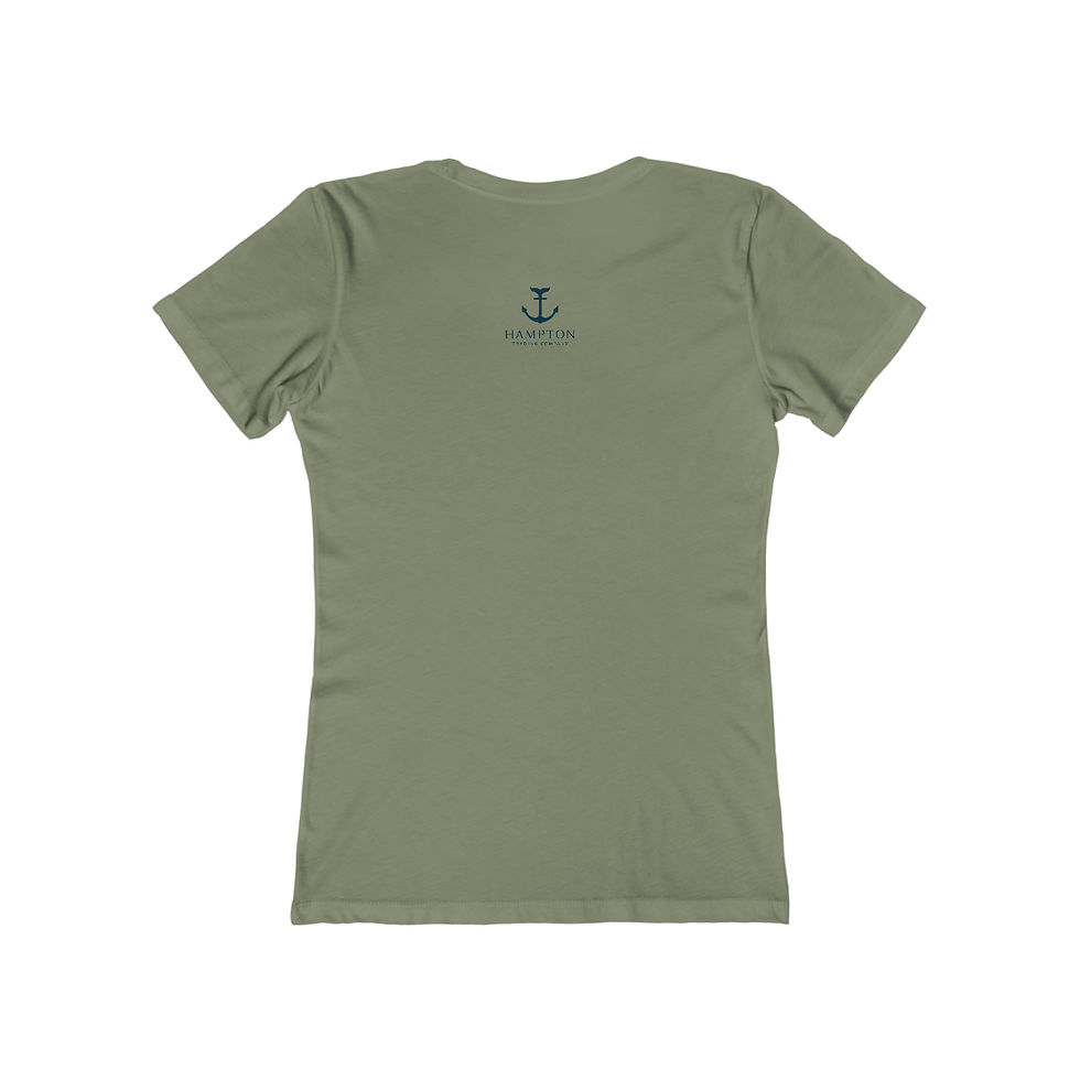 Thumbnail: Navy Anchor  Women's The Boyfriend Tee