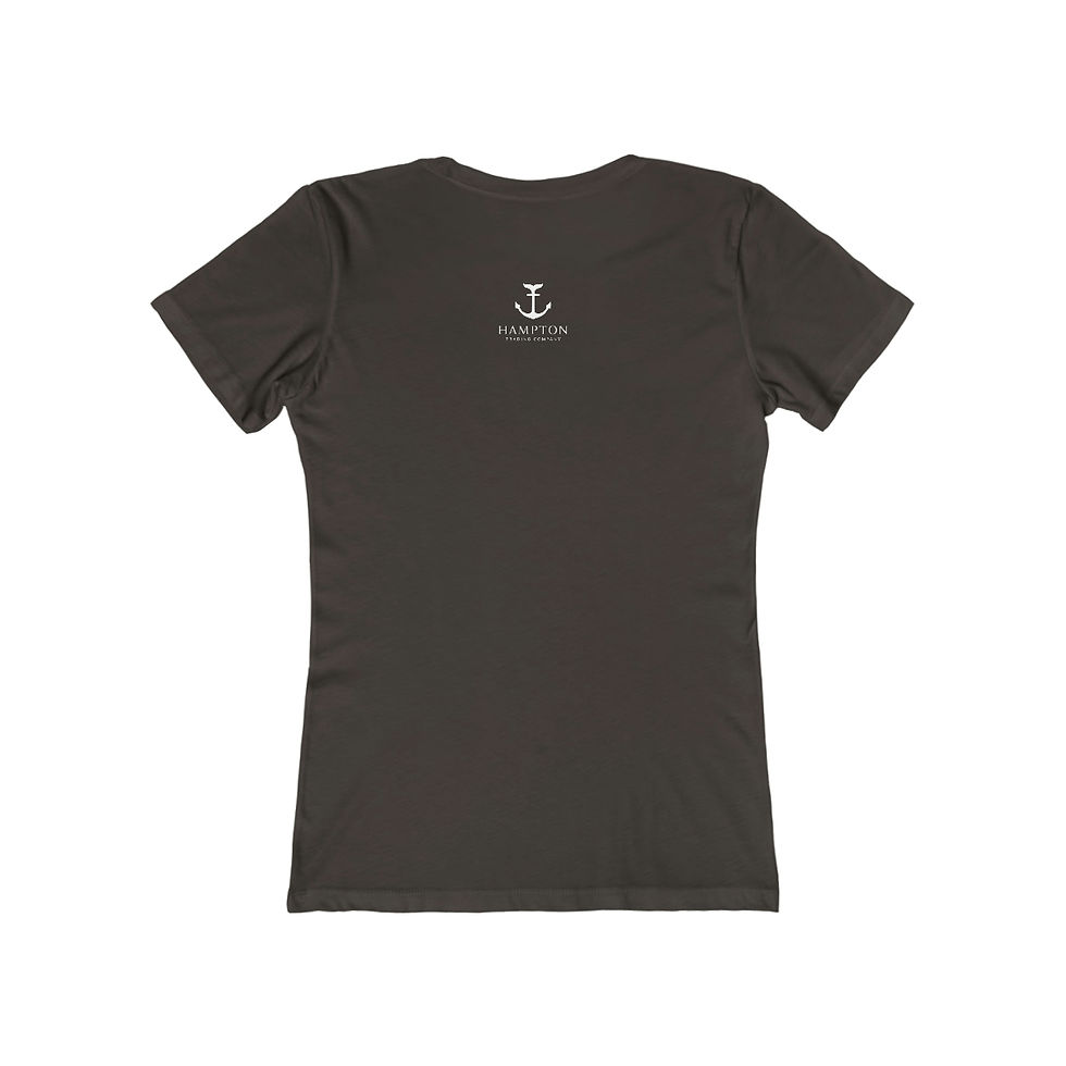 Thumbnail: White Anchor Women's The Boyfriend Tee