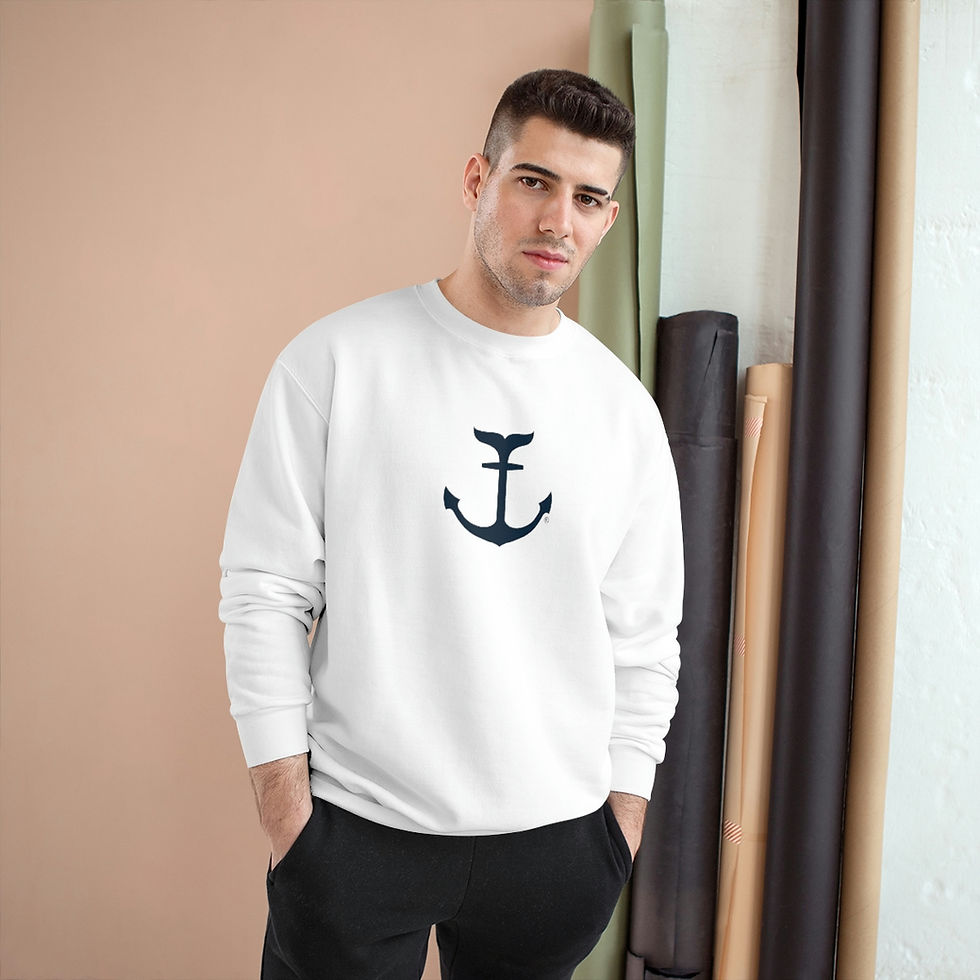 Thumbnail: Navy Anchor Champion Sweatshirt