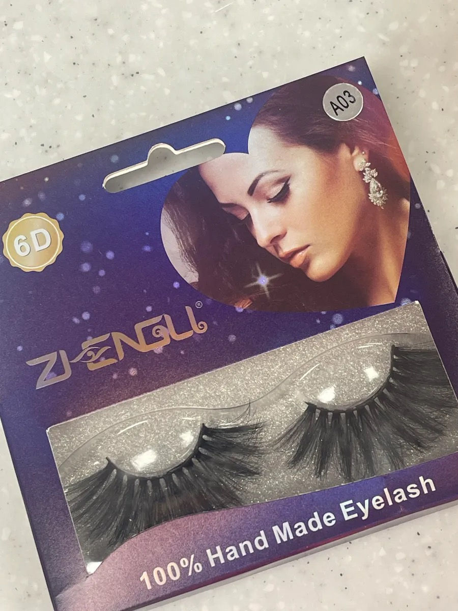 6D Mink 25mm Natural Thick False Fake Eyelashes handmade Lashes