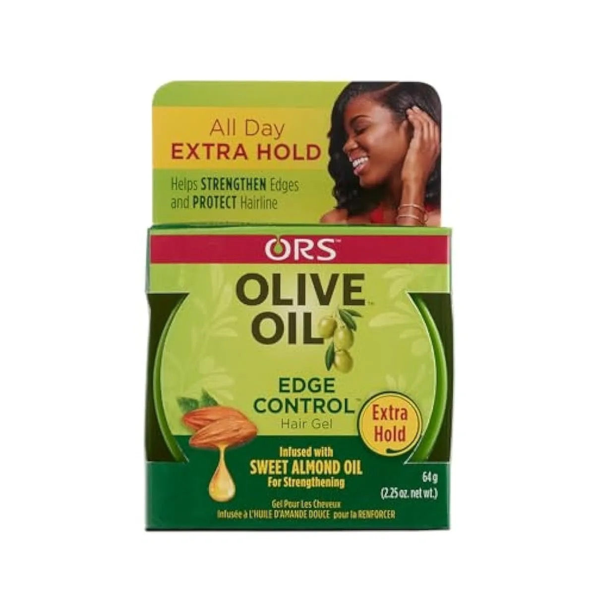 ORS Olive Oil Style & Sculpt Edge Control Hair Gel 64g
