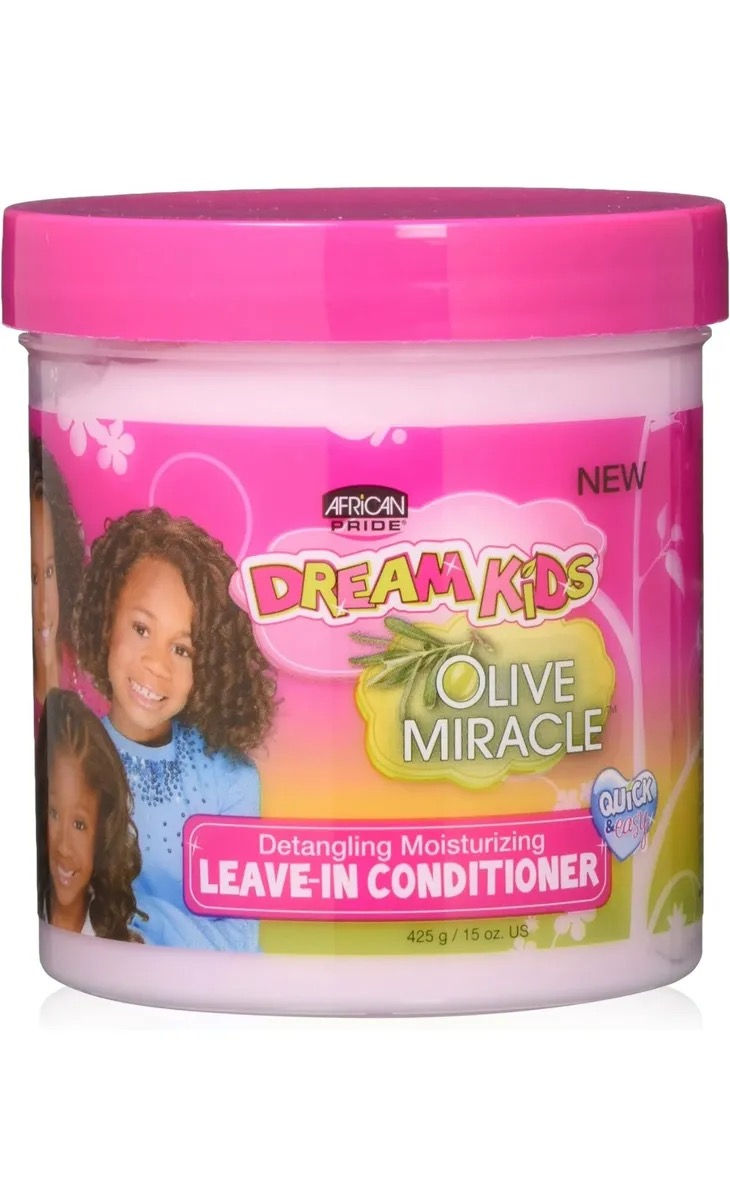 African Pride Dream Kids Olive Miracle Detangling Moisturizing Leave-In Cond
