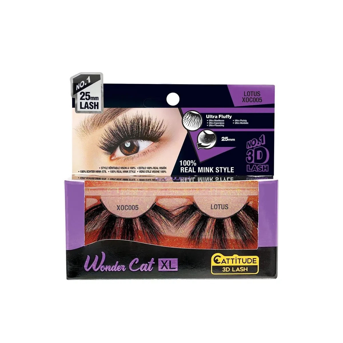 LOTUS - WONDER CAT XL 25MM 3D FAUX MINK LASHES
