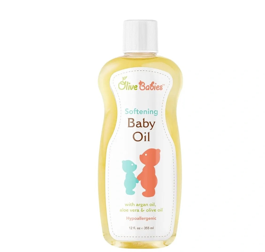 Olive Babies Oil Multi Purpose With Argan Oil, Aloe Vera & Olive Oil 12 Oz